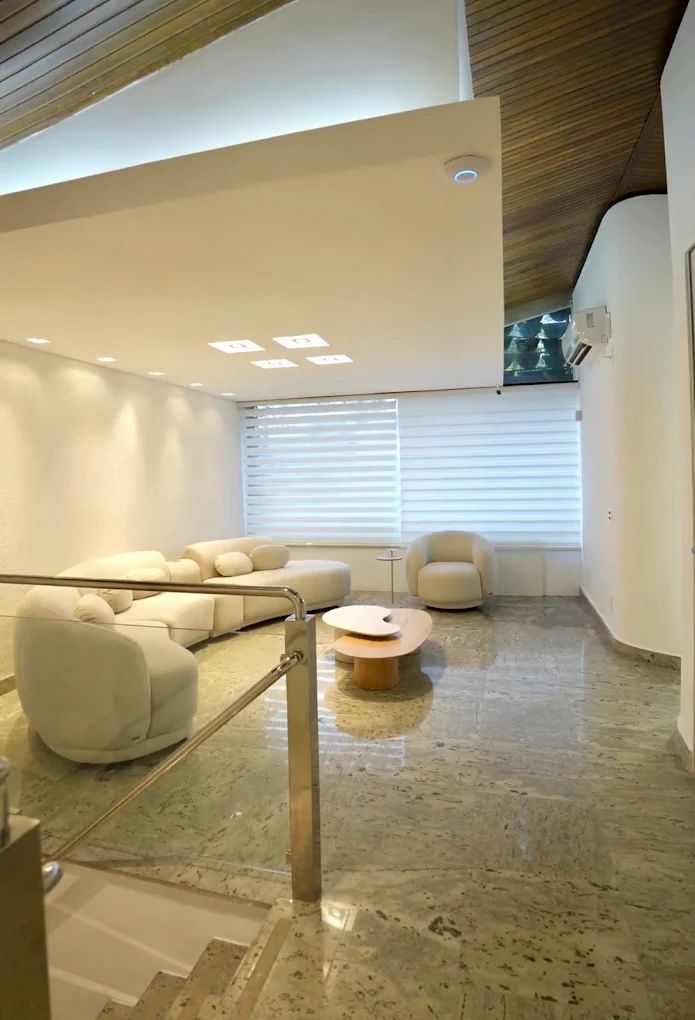 Sala de espera da clínica